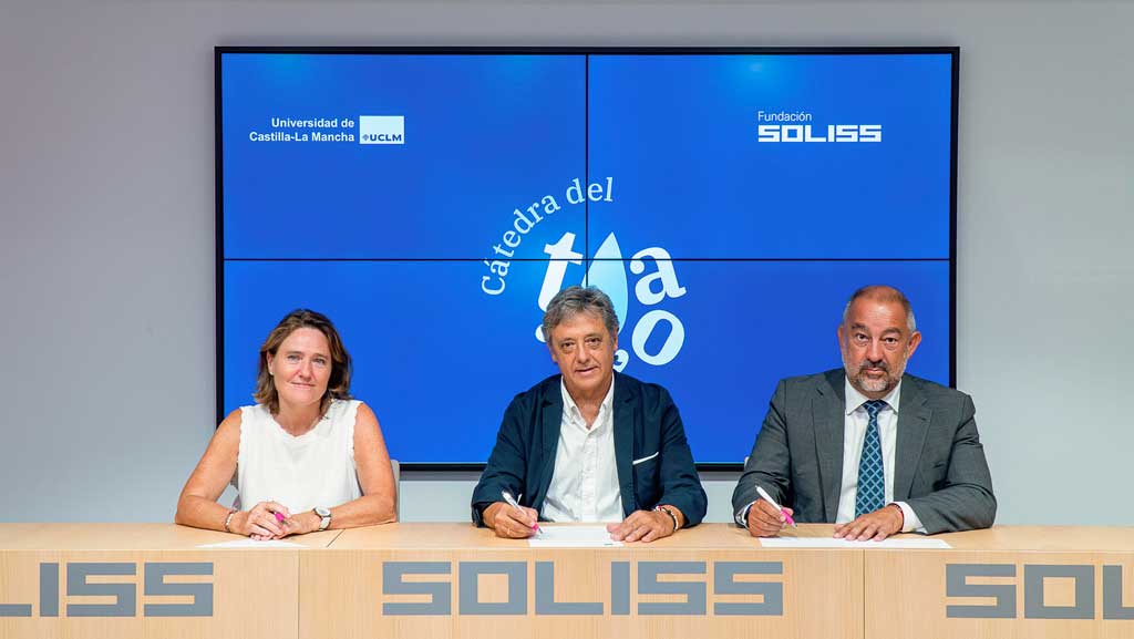 La Fundación Soliss y la Universidad de Castilla-La Mancha renuevan la Cátedra del Tajo UCLM - SOLISS