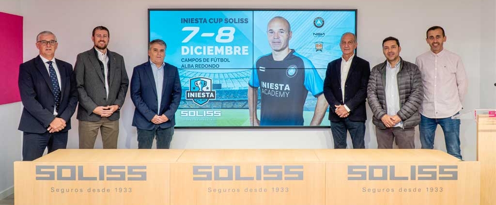 Soliss Seguros, nuevo patrocinador oficial de la Iniesta Cup 2024