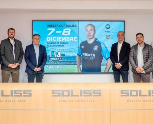 Soliss Seguros, nuevo patrocinador oficial de la Iniesta Cup 2024