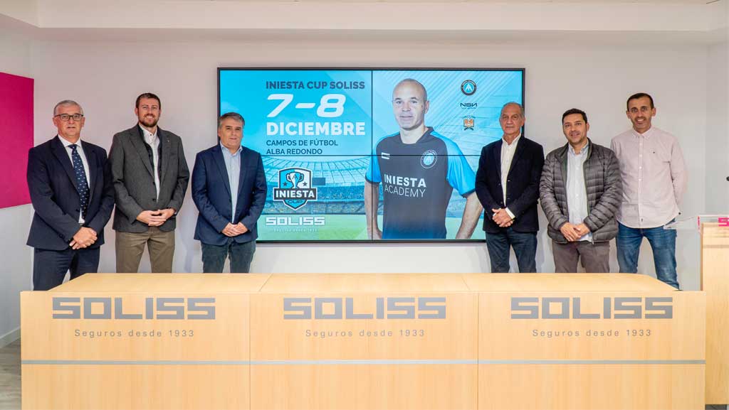 Soliss Seguros, nuevo patrocinador oficial de la Iniesta Cup 2024